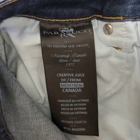 PARASUCO DNM LGND Rare High Rise "Clara" Jeans- 28 - Picture 13 of 16